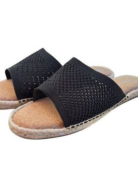 EMU Australia Ebor Mac Size 12 EU 42 Black Sandal NWB